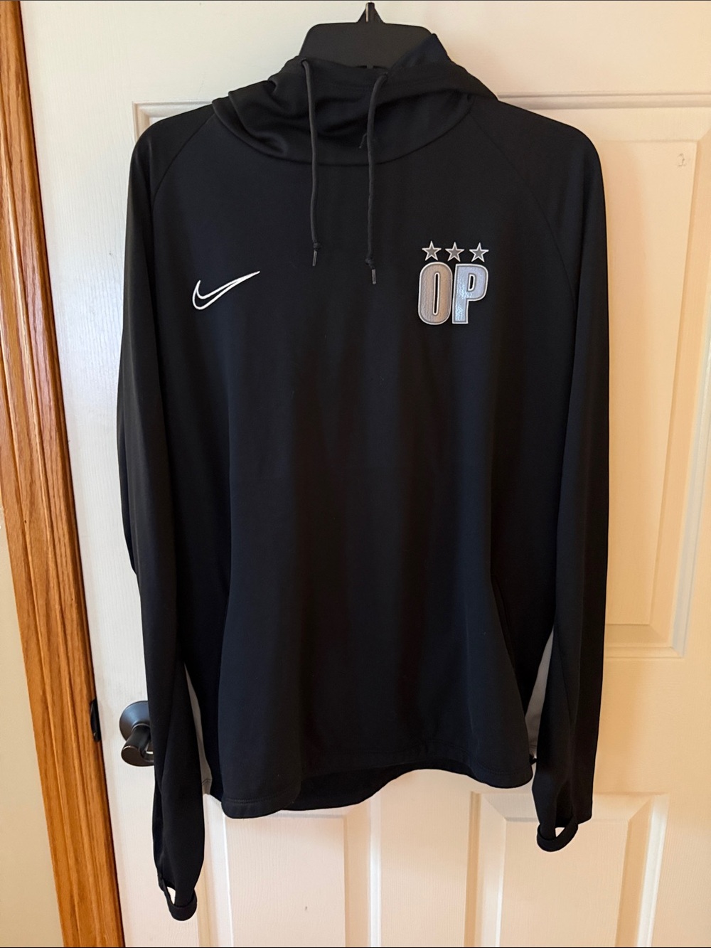 Nike Black Cowl Neck Performance Pullover with OP Crest